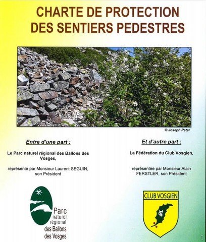 Charte de Protection des sentiers pedestres